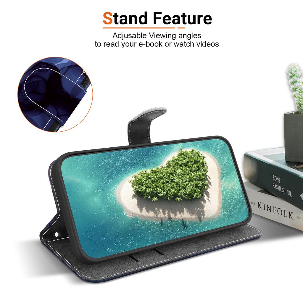 For Xiaomi Redmi Turbo 4 5G/Poco X7 Pro 5G Wallet Case Pattern Printing Leather Stand Phone Cover with Strap