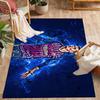 Brazilian Soccer Player Action. Carpet Perfect for Dormitory Kitchen Balcony Foyer Anti-slip Rug Decorate Offices Perfect Birthday/Christmas Gift Idea