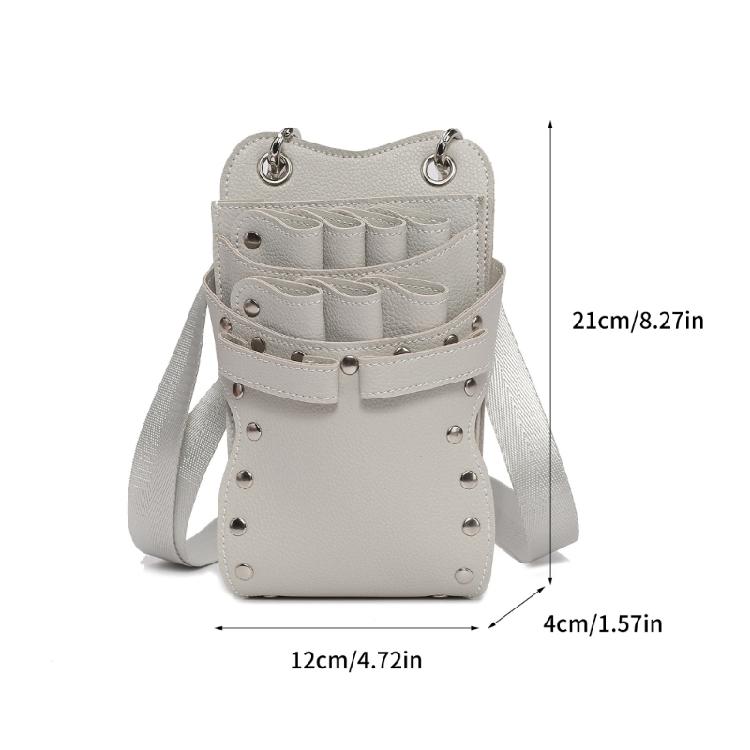 Multi Functional 7 Pocket Hairdressing Accessories Organizer Adjustable Shoulder Strap Salon Barbers Storage Case