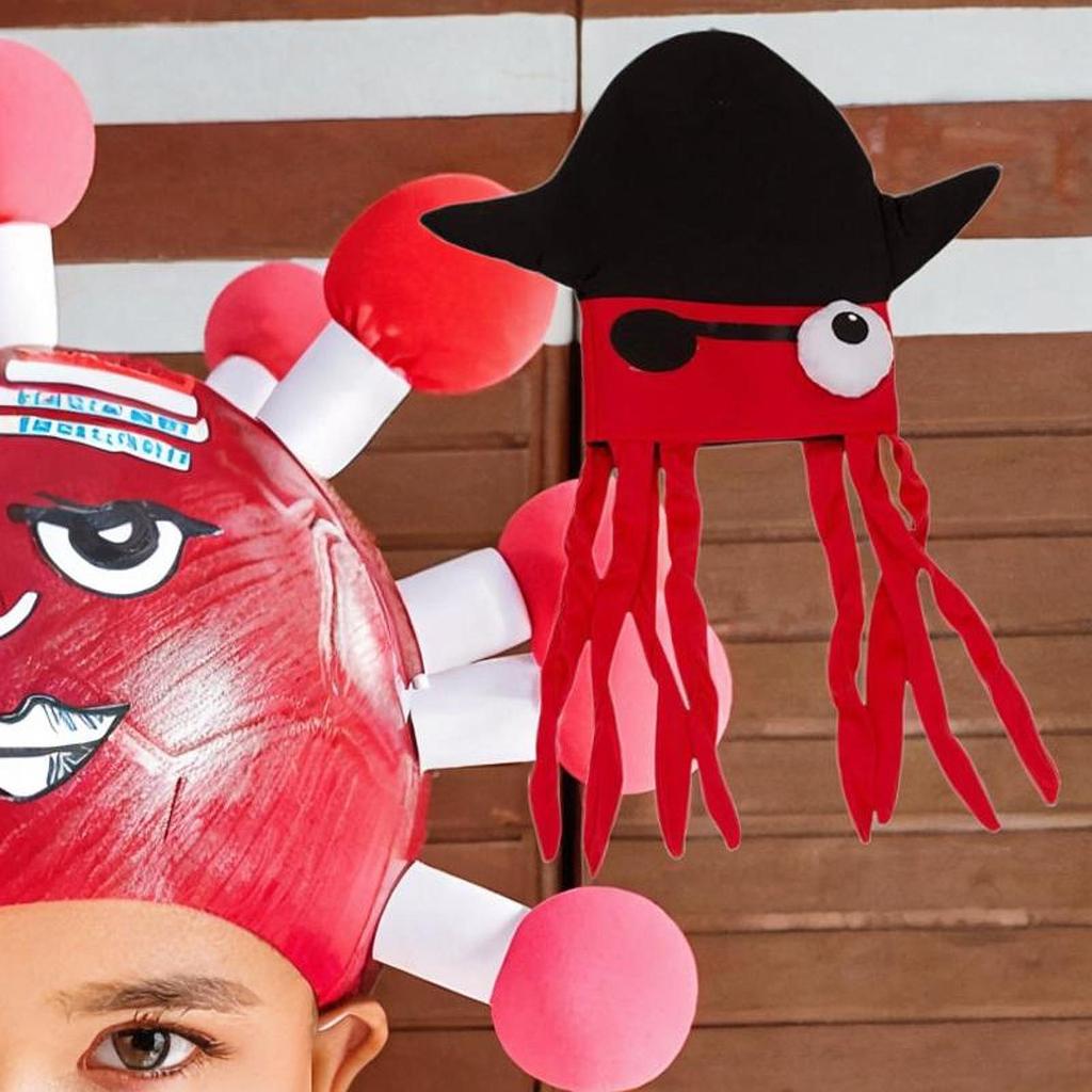 Halloween Costume Octopus Hat for Kids & Adults Versatile Cute Headpiece
