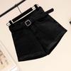 2026 Summer New Women's Denim Shorts High-Waisted Slim-Fit Versatile Student Wide-Leg Pants Rolled Hem A-Line Hot Pants Ins Trend