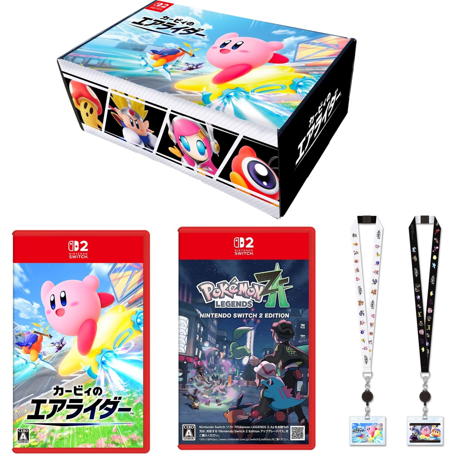 

Design Air Rider Switch 2 LEGENDS Nintendo Switch 2 Edition Legends Switch 2 Bonus Original Neck Strap ID Card [Original Box] Kirby s - & Pokémon Z-A