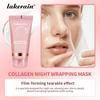 75ml Collagen Overnight Wrapping Peel Off Facial Mask Korean Collagen Night Wrapping Mask Deeply Hydrates Night Care Mask Cream