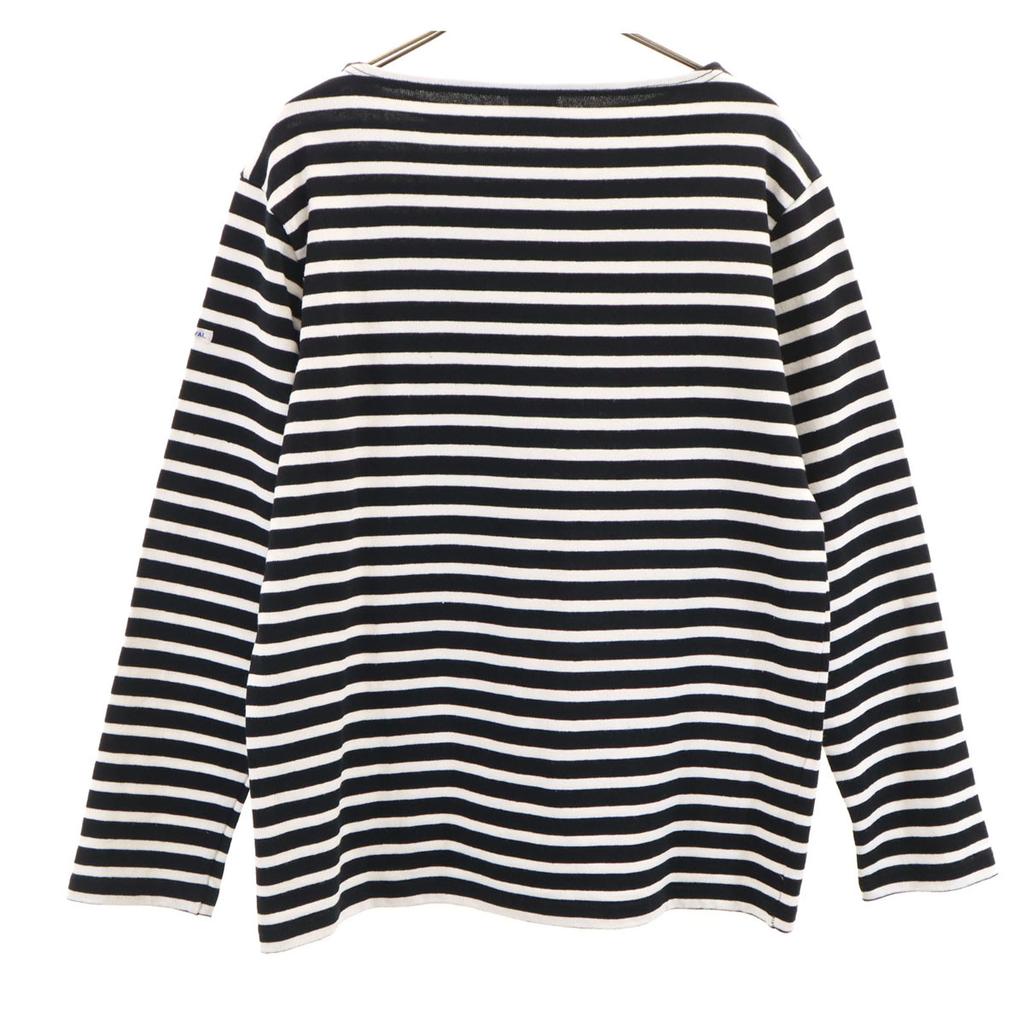 Beauty Products ORCIVAL Made In France Border Pattern Long Sleeve Boat Neck Basque Shirt Men's Used