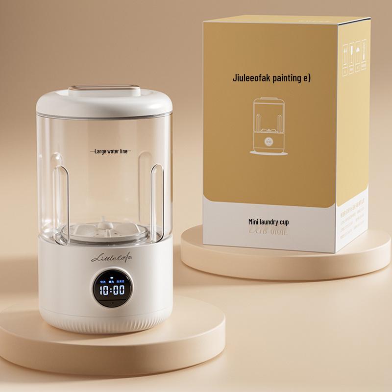 

Little Painter Portable Mini Washing Machine: No-Install Wireless Cleaner for Underwear & Socks білий