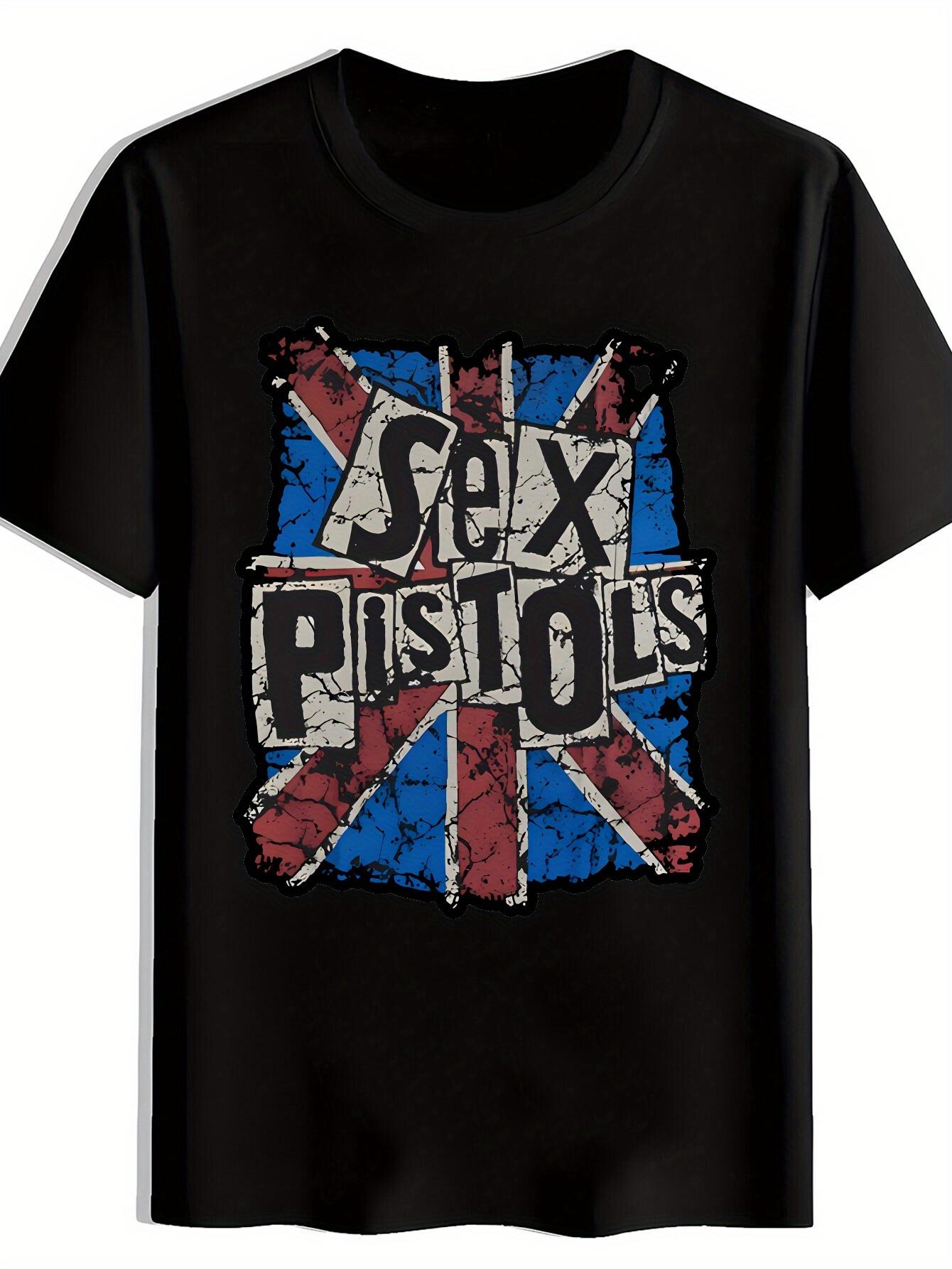 Vintage Rock Band Graphic T-shirt - Sex Pistols Union Jack Design XXL