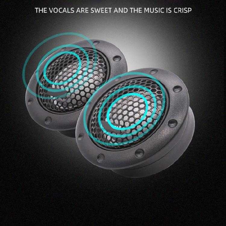 Professional Vehicle Tweeters Auto Sound Tweeter Adjustable Position for Improved Clarity & Aesthetics in sound