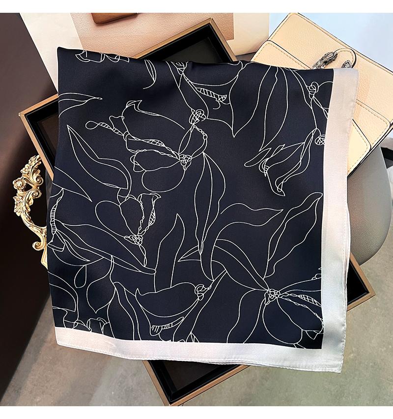 Women S Thin Square Scarf For Spring Summer Shirt Decoration Neck Protection