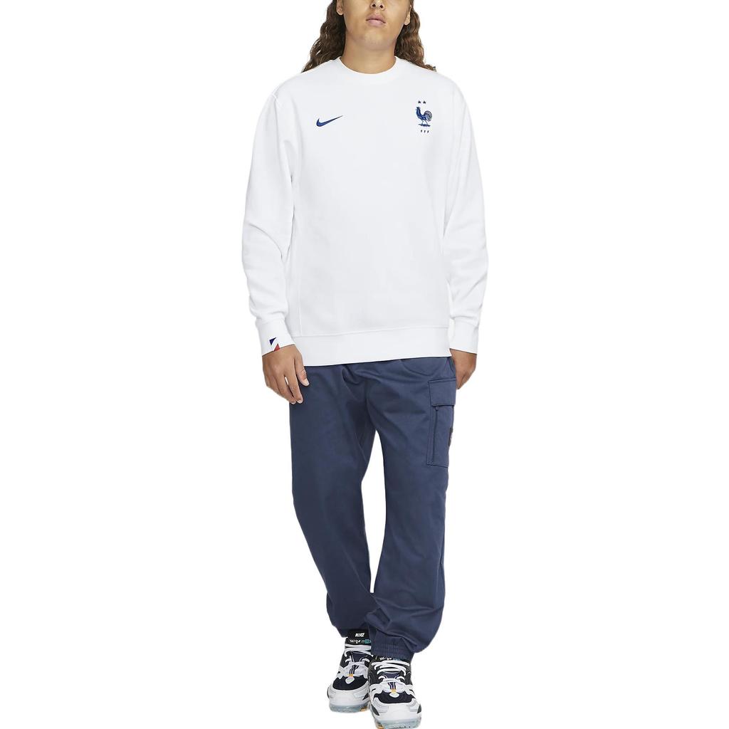 Nike Sweatshirts Men's White Crew Neck Moderate Regular DH4980-100