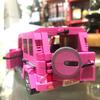 LOZ 1129 Model pojazdu różowy samochód terenowy drzwi otwierane Jeep Taxi Bus 3D DIY Mini bloki cegły zabawka budowlana bez pudełka