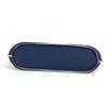 CHANEL Metal handle Bag Tote Bag Hand Bag polyamide Navy
