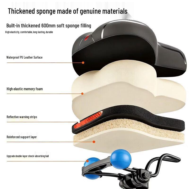 Super Soft Silicone Bicycle Seat Cover