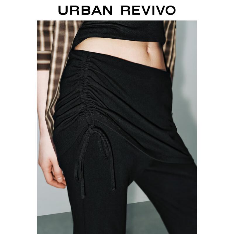 Women's High-Waist Drawstring Wide-Leg Trousers