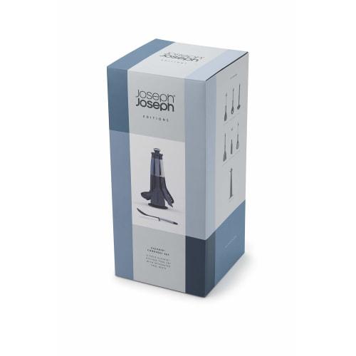 Joseph Joseph Elevate Carousel Kitchen Tool Set (Sky) with Spatula, Turner, and Tongs (10525) [Authentic]