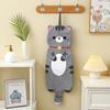 1pc Extra Large Cute Cartoon Hanging Hand Towel Soft Coral Fleece,Thick Absorbent,Decorative Kitchen Bathroom Towel with Fun Animal Designs