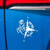 Samolepka na auto Horský kompas Vtipné vinylové samolepky pro styling auta na okno auta Dekorace na motorku