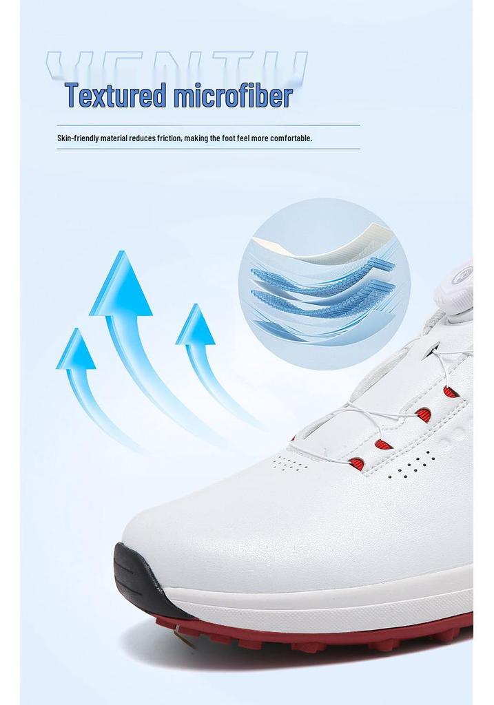 Men's Spikeless Golf Shoes Large Size 40-47 - Professional Outdoor Training Footwear