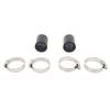 2Pcs 1in High Temp Pipe Clamps Connector Sturdy Exhaust Pipe Clamps Connector for Banshee 1987 to 2006