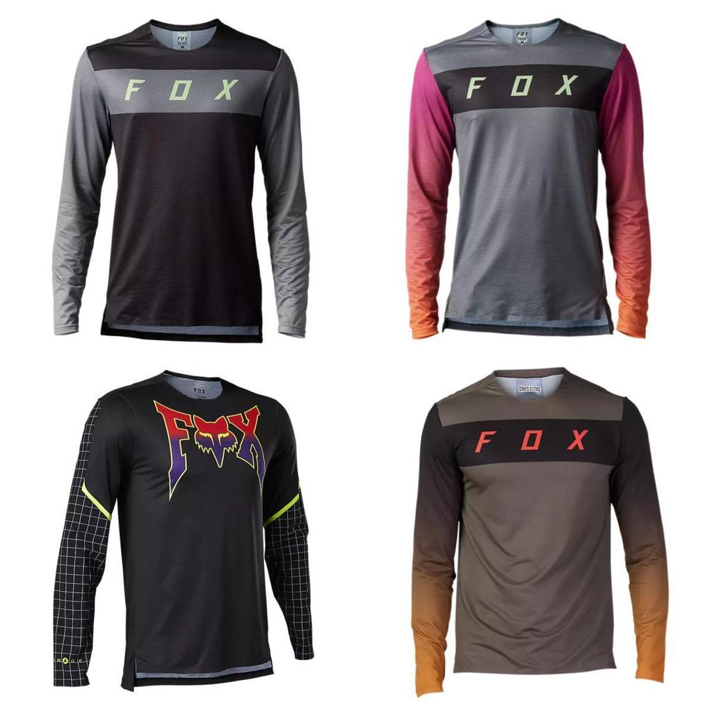 FOX Szybkoschnąca Koszulka Górska z Długim Rękawem do Jazdy Off-Road i Downhillu