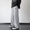 Men's Loose Embroidered Wide-Leg Sweatpants