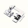 1pc of Household Multifunctional Sewing Machine Accessory with Edge Wrapping Roller Presser Foot (compatible with 6/8 Series Models)