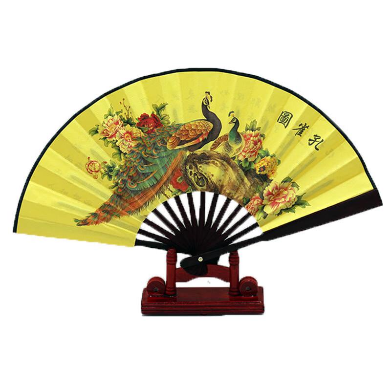 Китайский классический шелковый складной веер