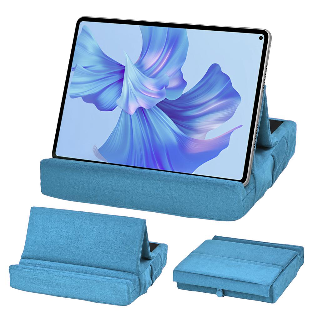 

Tablet Pillow Stand with Pocket Multi-Angle Tablet Stand Angle Adjustable Tablet Holder Dock for 4-13 Inch Tablets синий
