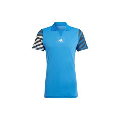 Heat.Rdy Freelift Pro Striped Color Block Tennis Polo Shirt Men Polo Shirts Air-Force-Blue HY5872