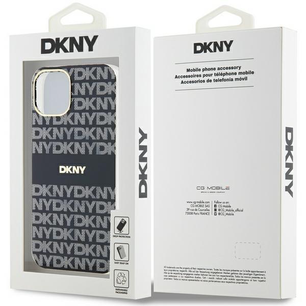 Dkny Dkhmp14Shrhsek Iphone 14 / 15 / 136.1 Czarny/Black Hardcase Iml Mono & Stripe Magsafe