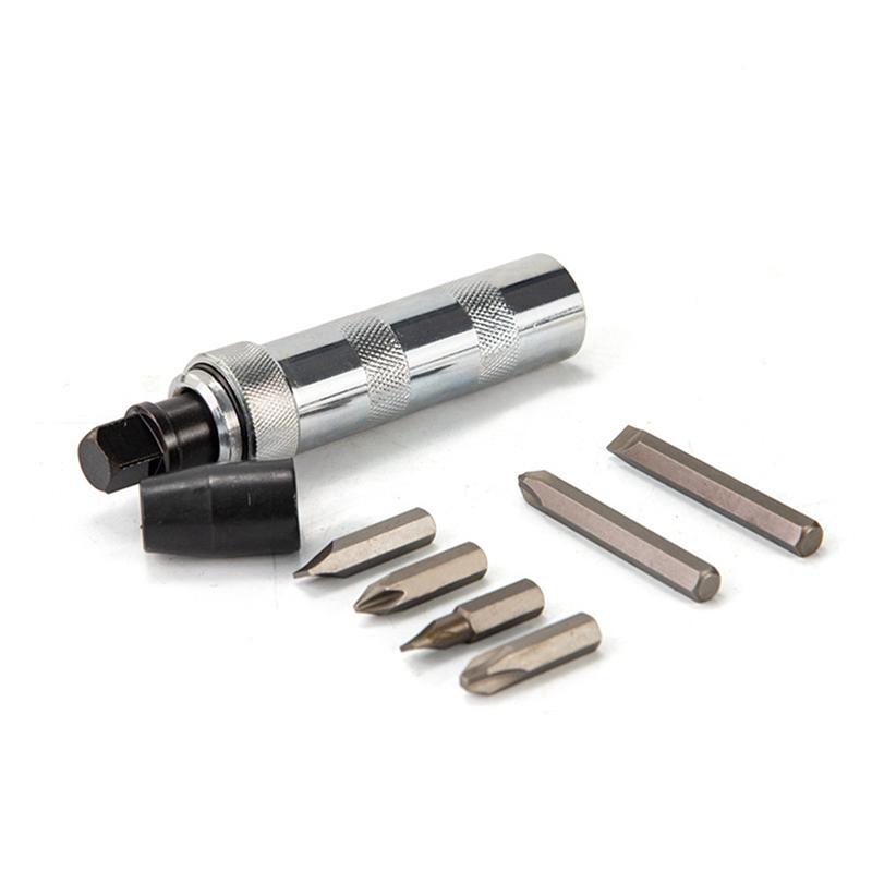 A96I-Impact Screwdriver 7-Piece Screwdriver Socket Nut Tapping Dead Screw Piercing Screwdriver Easy To Use