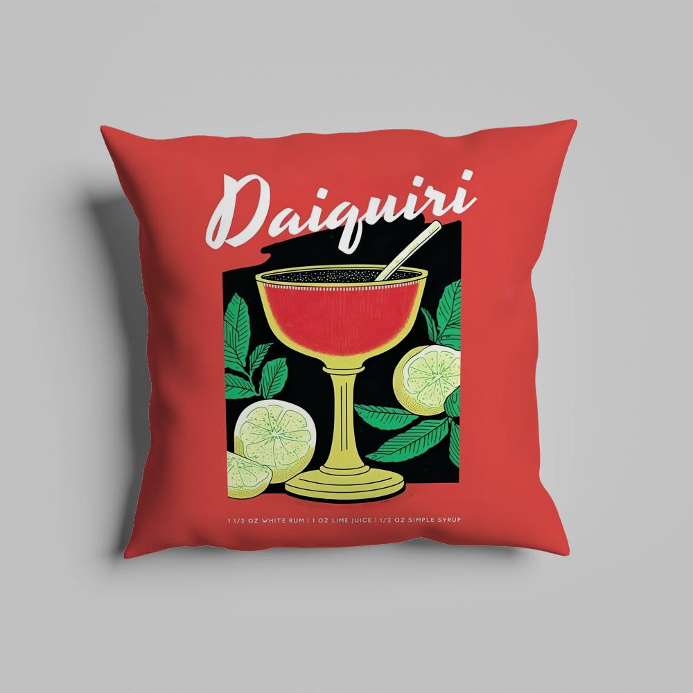 Pillow Case luxurious home office, sofa decorative Multi sized car seat cushions, pillowcases Daiquiri Cocktail ART