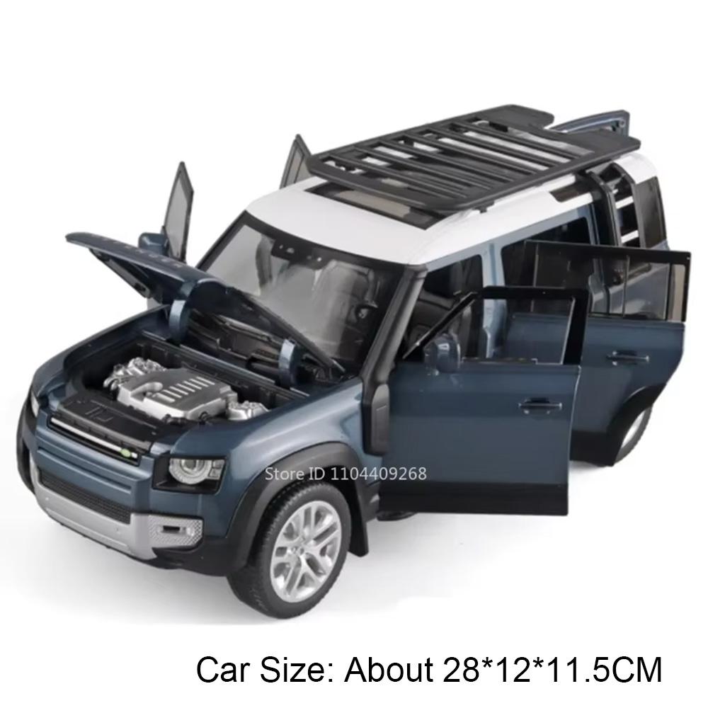 

1:Модель автомобіля-іграшка Defender 110 SV2025 Масштаб 1:18 Колесо Кермо Амортизація Двері Відкриваються Моделі Позашляховиків Подарунки для Дітей