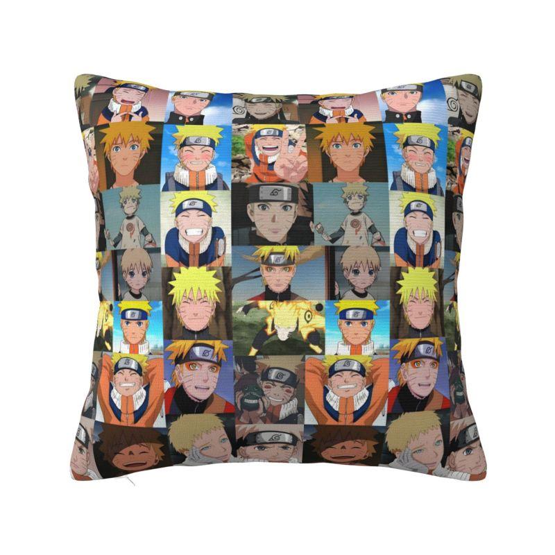 Custom Nordic Uzumaki Anime Cushion Cover Polyester Harajuku Manga Pillow Case