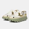 Fashion 2025 Spring Summer Thick-Soled Closed-Toe Sandals for Women Cowhide Casual Outdoor Beach Shoes Platform Hollow Roman Shoes