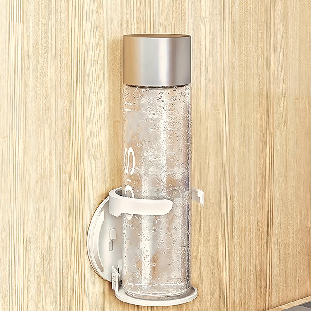 1 st Vit ABS Plast Fällbar Mugghållare | Justerbar Armdesign, Avtagbar & Lätt att Rengöra, Lämplig för Hem/ Kontor/ Sovsal/ Båt/ Husbil