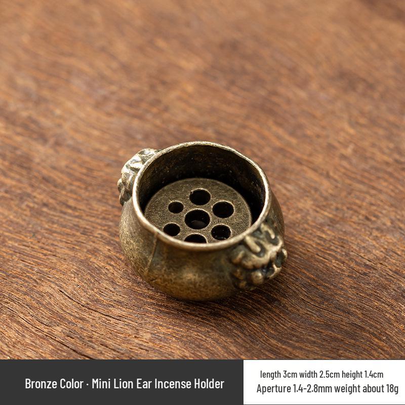 Fisherman Fishing Line Incense Holder: Indoor Tea Ceremony Ornament, Alloy Incense Burner Base.