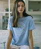 NONLOCAL Marine Rope Print T-Shirt - Sky Blue