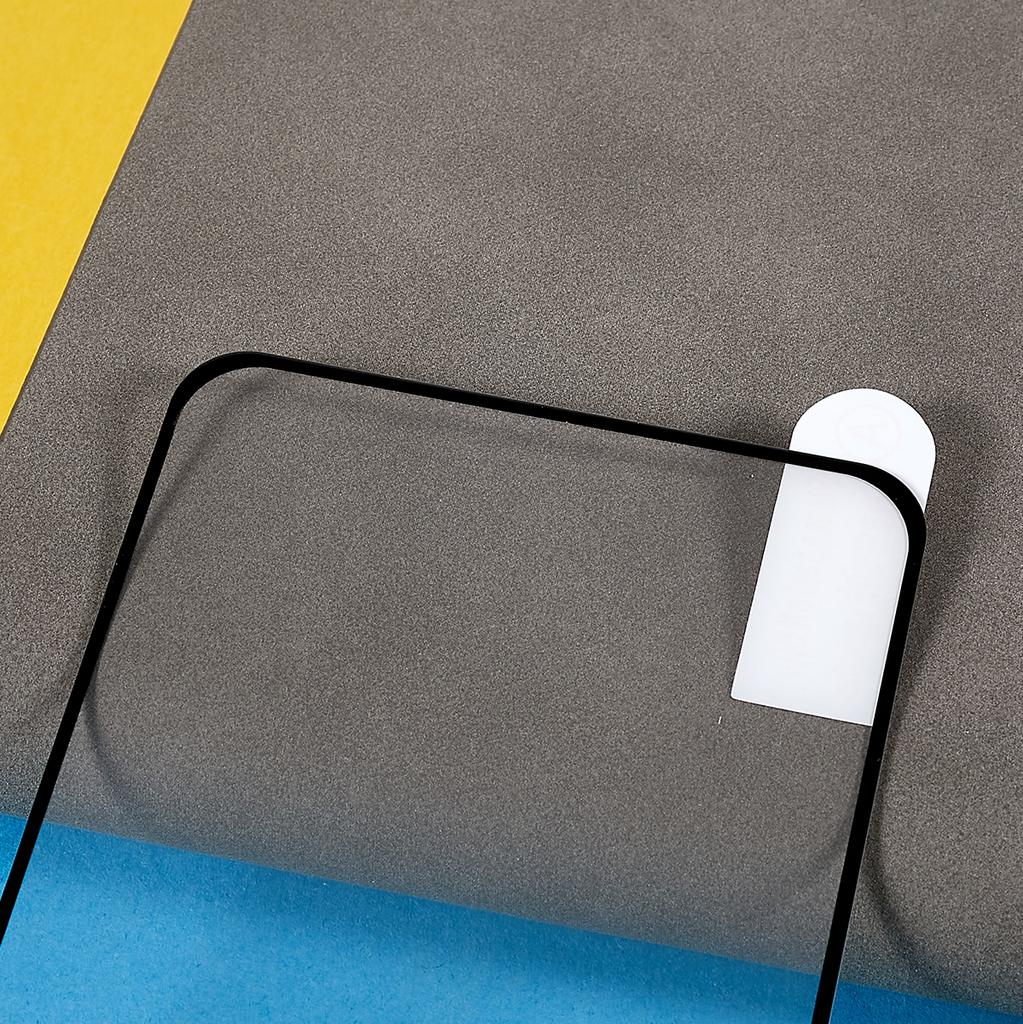 Für OnePlus Nord CE4 Lite 5G/Oppo K12x 5G (China) Gehärtetes Glas Galvanisiert Anti-Fingerprint Siebdruck Vollflächig Klebender Displayschutz