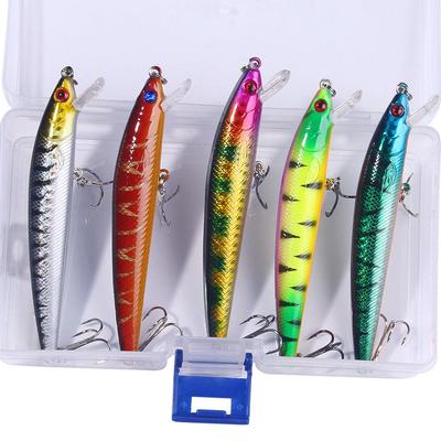 Esca da pesca dura Minnow 9,5 cm 8,5 g Wobblers Crankbait Luccio Carpa Attrezzatura da pesca per spigola Immersione 0,6-1,2 m