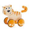 HAPE - Jouet En Bois À Roulettes - E0363 - Dante Le Chat Qui Trottine. Mécanisme Intelligent Qui Fait Rouler Le Jouet Vers L'avant