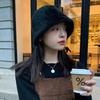 Warm Furry Plush Fisherman Hat for Women Girl Autumn Breathable Solid Color Bucket Hat for Winter Activity Headwear