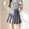 Women Pleated Skirts Summer High Waist Zipper Girls Dancing JK Mini Skirts Black Fashion Student A Line Faldas