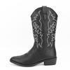 Fashion Handmade Men Cowboy Boots New Slip on Men Riding Boots Embroidery Western Boots Pointed-toe Mid-calf Male Boot Botas Para Hombre