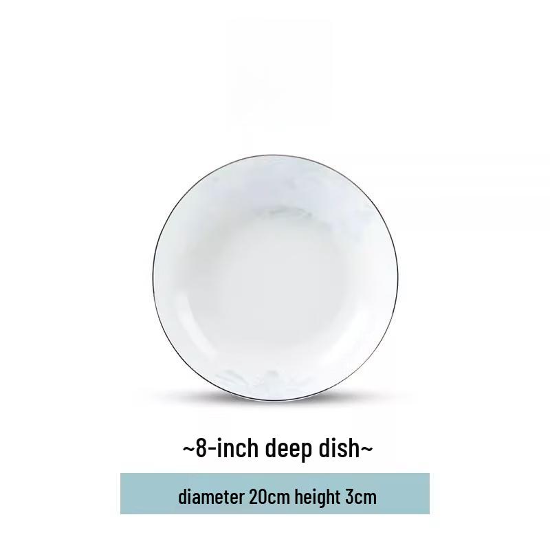Mod Lanka New Chinese Ceramic Deep Plate