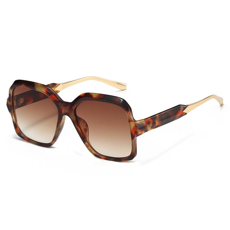 Luxury New Color Contrast Square Women Sunglasses Gradient Frame   Retro Brand Design Travel Shades Men Sun Glasses Uv400