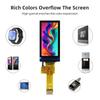 1.05 Inch TFT LCD Display 120x240 Resolution GC9A01 Driver IC 4-Wire SPI Interface 13P Connector 262K Color Operating