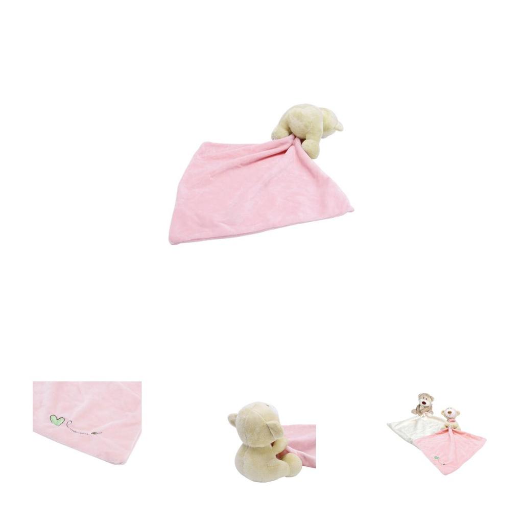 Baby Kinderen Comfort Zacht Knuffeldeken Teddybeer Pluche Gevuld Wasbaar Glad Speelgoed Voor Gezellige Knuffels En Zachte Knuffels