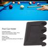 3 Holes Pool Cue Holder Portable Prevent Slip Stable Weighted Billiard Cue Holder for Table Chair Weighted Pool Cue Holder