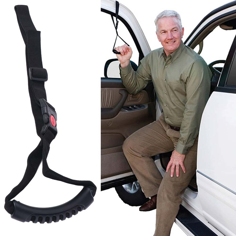 Wear Resistant Car Auxiliary Handle Strap Safety Grab Handle Strap  Vehicle Interior Protection