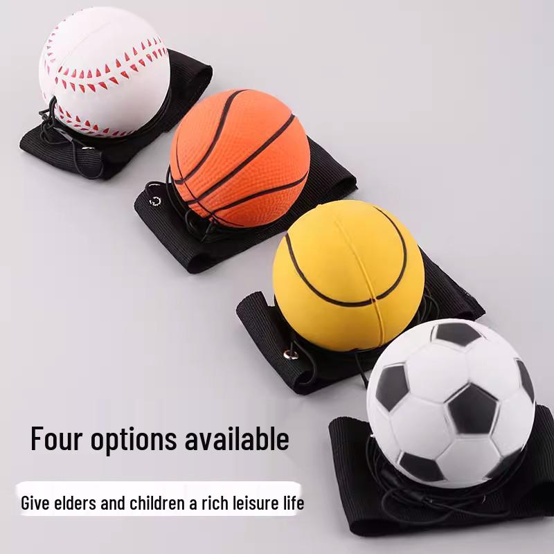 Magic Rebound Wrist Ball - Elastic Rubber String Decompression Toy